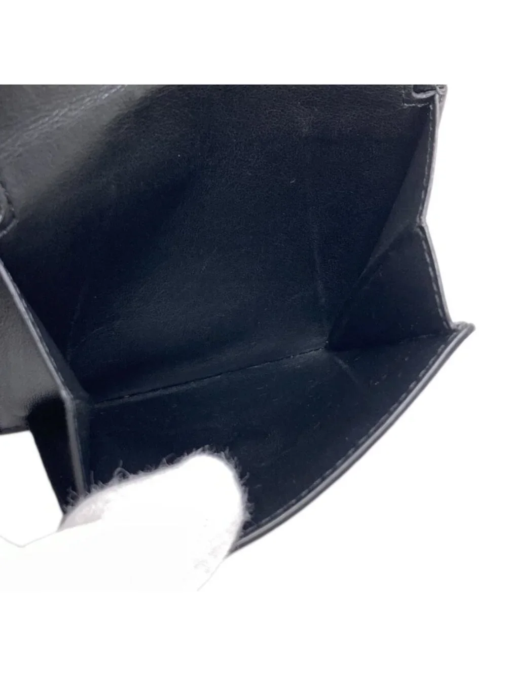 Celine Logo Bifold Wallet Leather